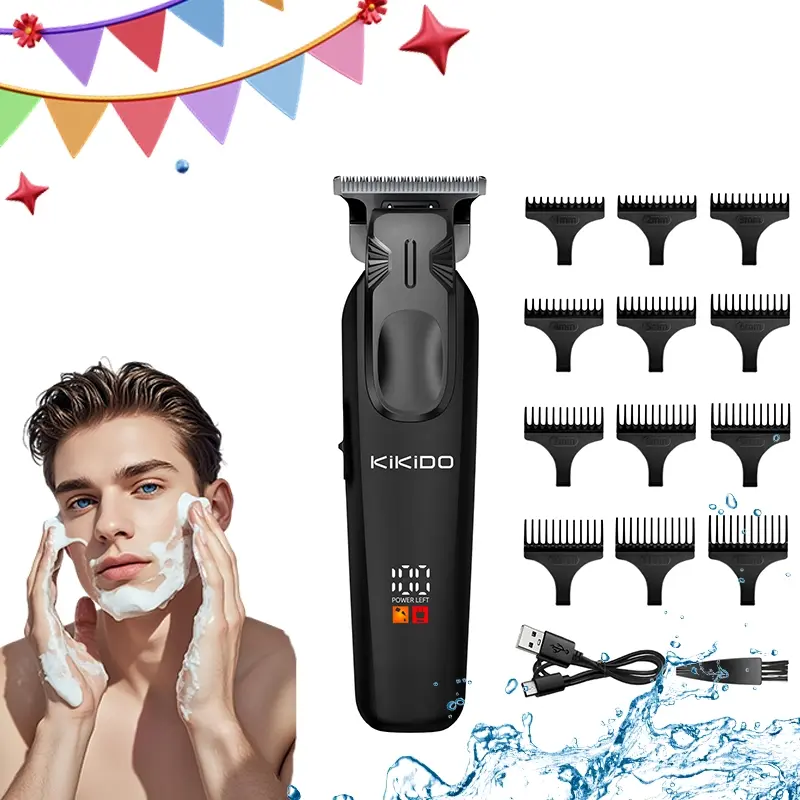 Best style of new portable personalized hair clipper, craft hair clipper, men's electric shaver, cordless hair clipper for travel and home use, suitable for holiday gift giving