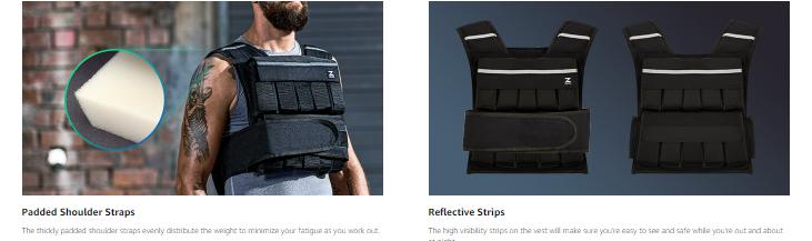 【SpringStatements】ZELUS 23lb/ 30lb/60lb Weighted Vests with Adjustable Weights, Weight Vest for Men, Women, Workout, Running, Body Weight Training & Rucking, Gym Outfits, Fitness, FitTok Trend, Bone Health, Core & Posture Boost, All Seasons Gift Idea