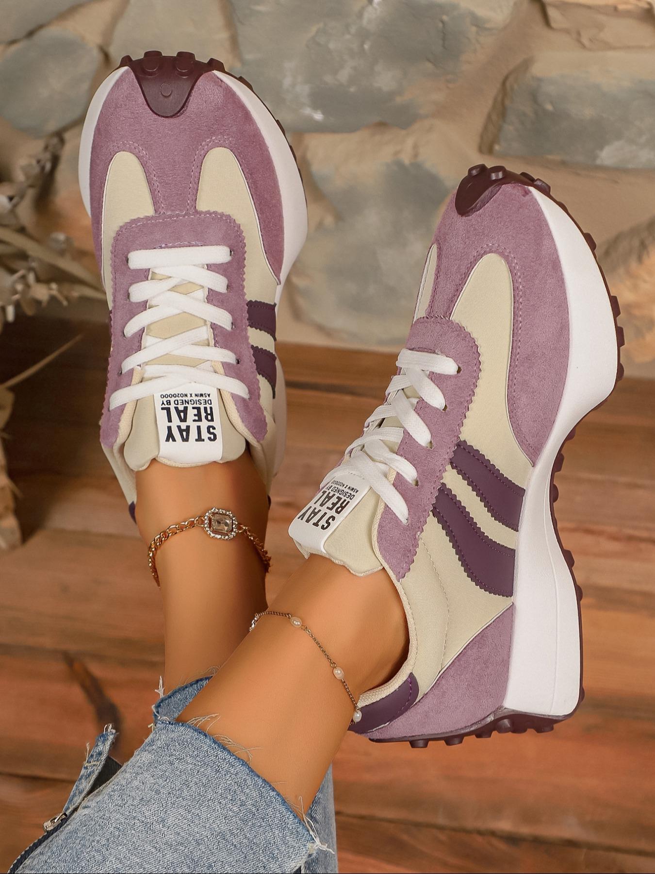 Women's new fashionable lace-up sneakers, autumn and winter outdoor walking shoes, versatile thick-soled platform comfortable casual shoes, suitable for daily leisure and commuting wear, must-have for gifting and back-to-school