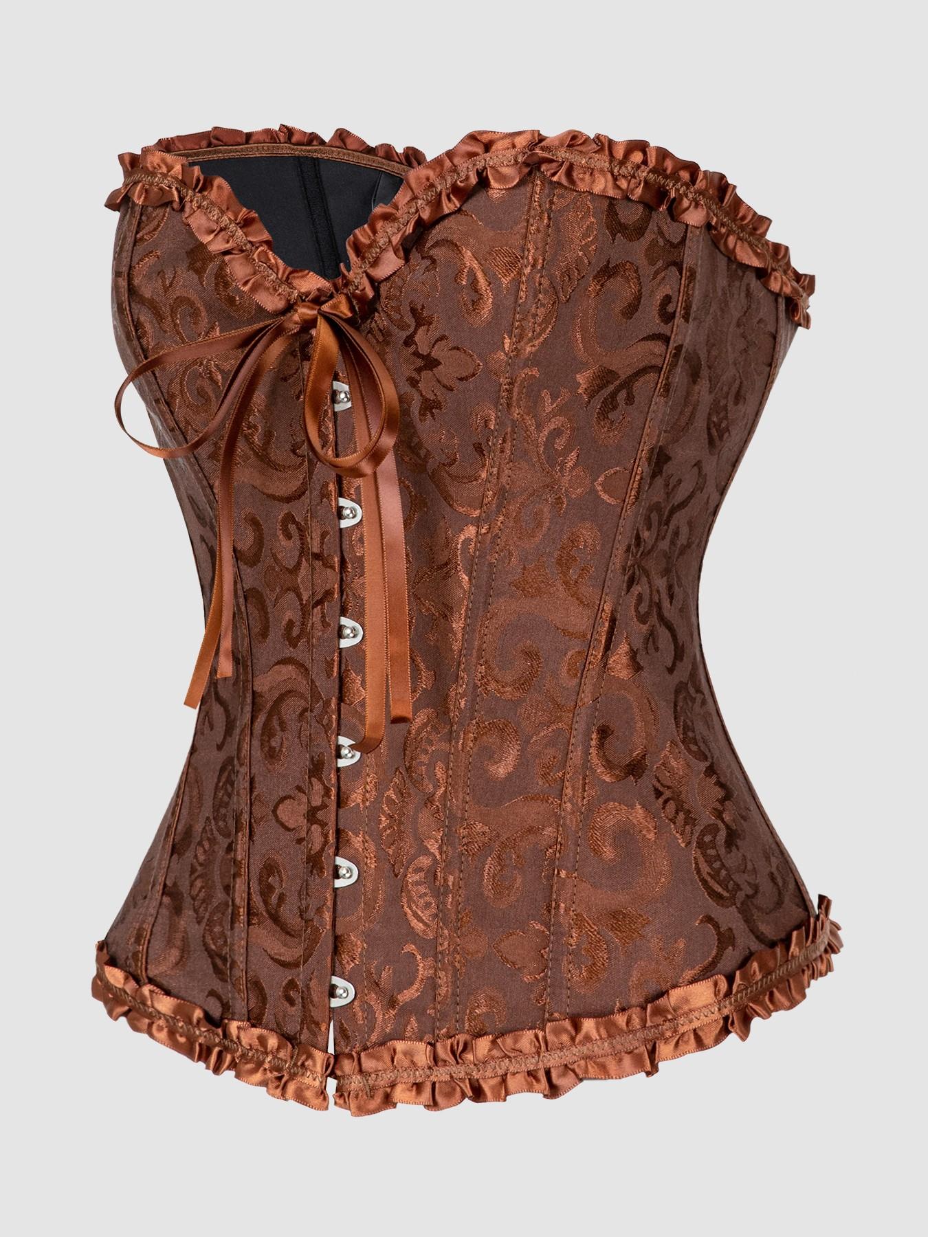 Women's Satin Belted Body Shaper, Lace Bow Decor, Adjustable Straps, Comfortable Fashion Bodysuit, Slimming Underwear, Body Sculpting Garment