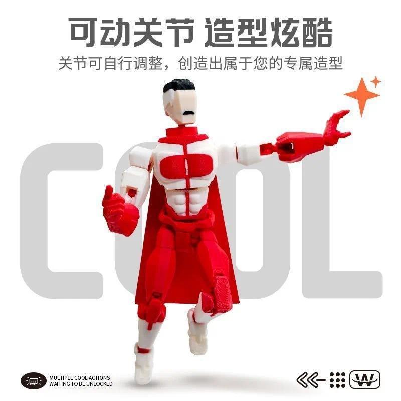 Invincible Mark Lucky 13 Multi Joint Movable Action Figure Diy Assembled Collectible Toy For Adult Holiday Surprise Gift