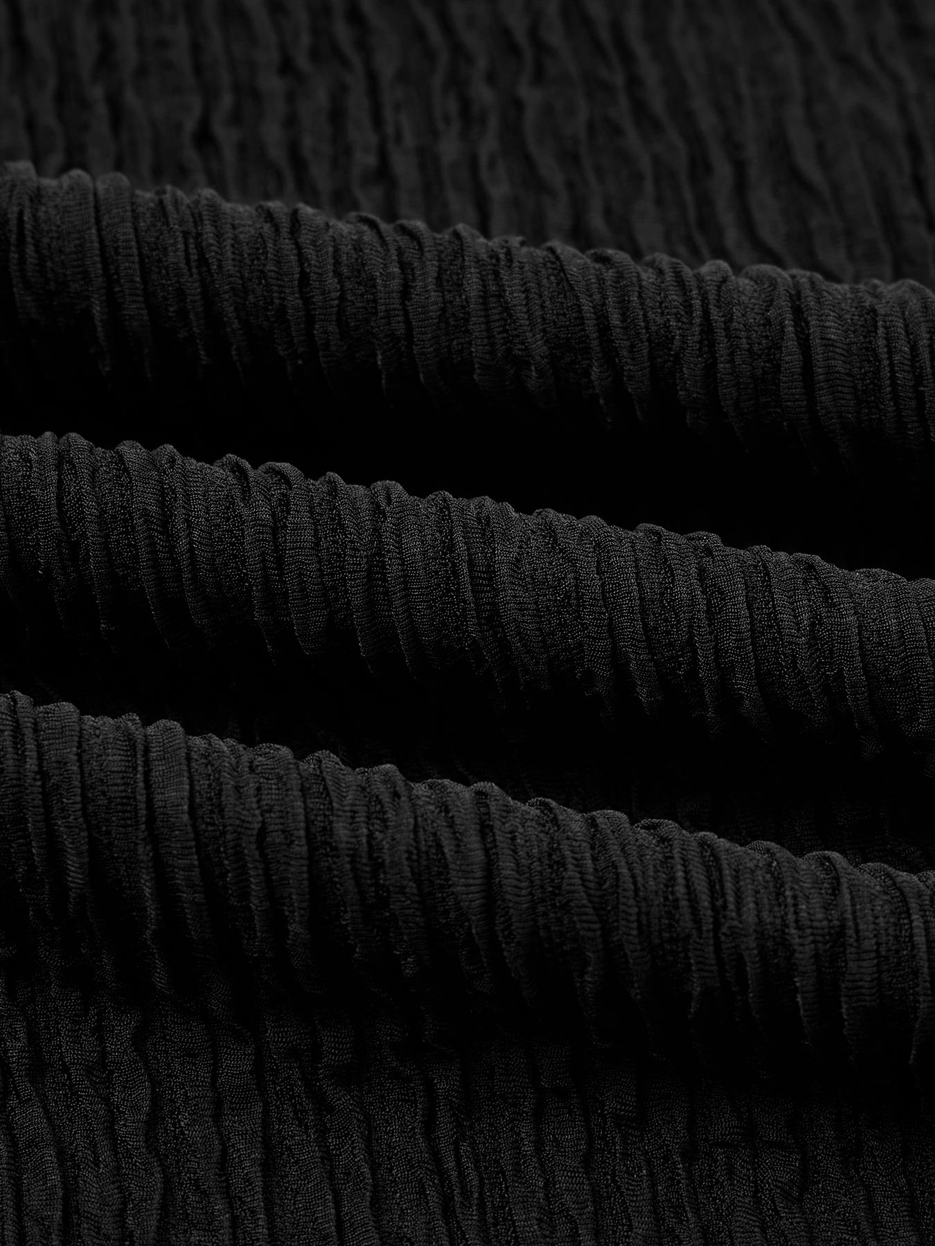 Women's Elegant Two-Piece Set, Fall & Winter Casual, Long Sleeve Drawstring Top & High Waist Wide Leg Pants, Plus Size