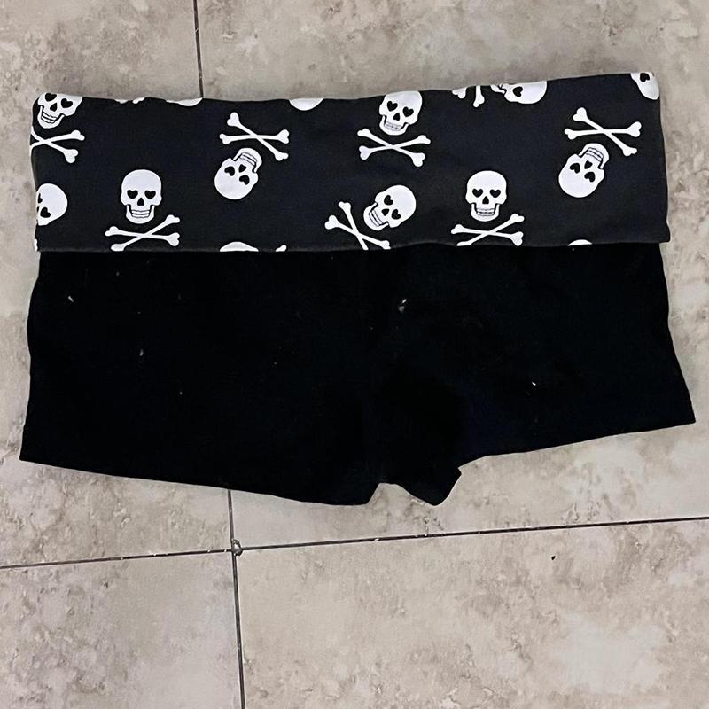 Y2K Shorts Harajuku Leopard Print Women Rock Gothic Retro Pants Hip Hop Streetwear Spice Girls Hot pants Punk Sexy Trousers