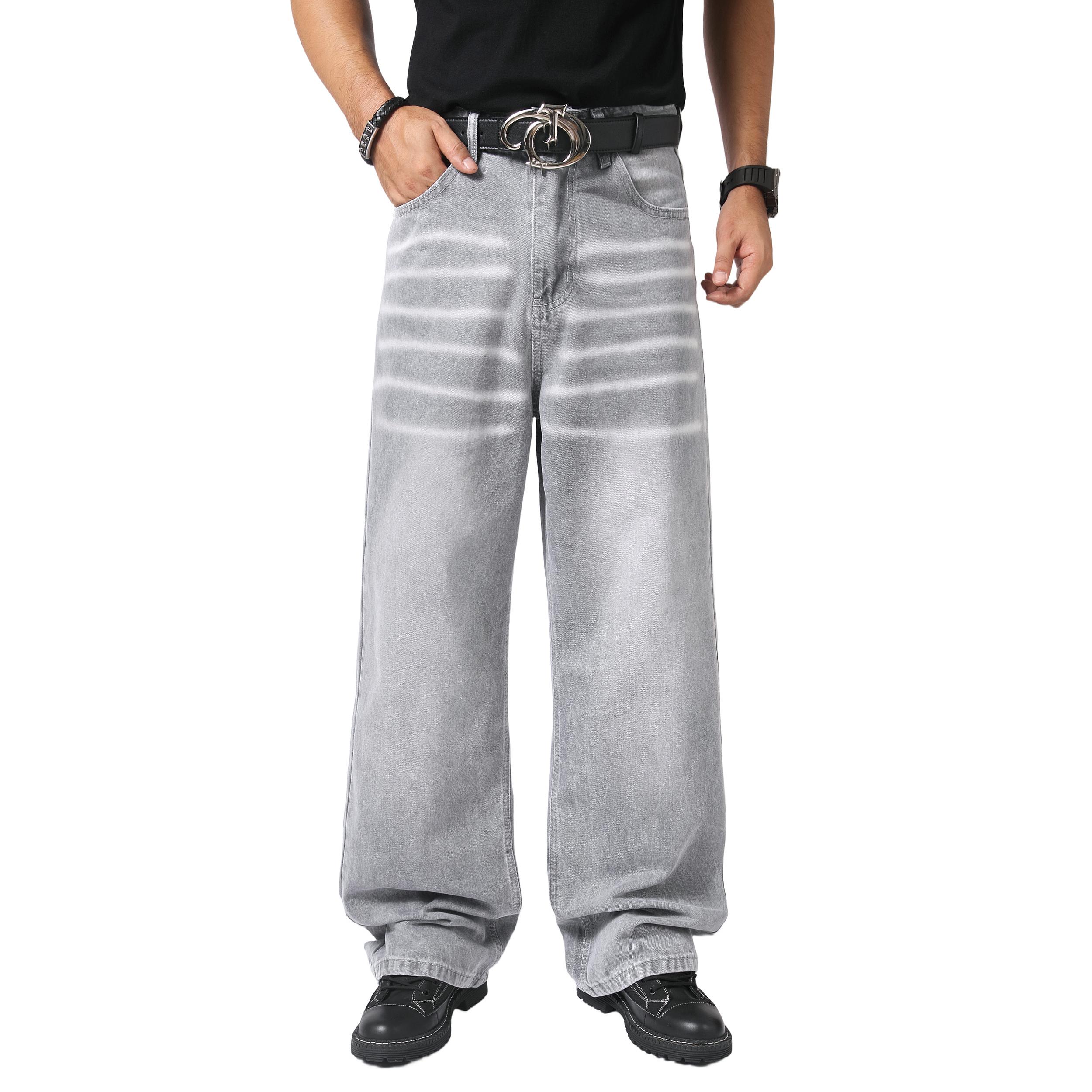 JUNBAOSS Men's Baggy Hip Hop Jeans Y2K Casual Vintage Wide Leg Skater Denim Pants Loose Fit Long Trousers 2000s Streetwear Mens Irregular Sutures Skateboard Steampunk Baggy Jeans Plain Pants Pockets JUNBAOSS Men's Baggy Hip Hop Jeans Y2K Casual Vintage Wide Leg Skater Denim Pants Loose Fit Long Trousers 2000s Streetwear Mens Irregular Sutures Skateboard Steampunk Baggy Jeans Plain Pants Pockets