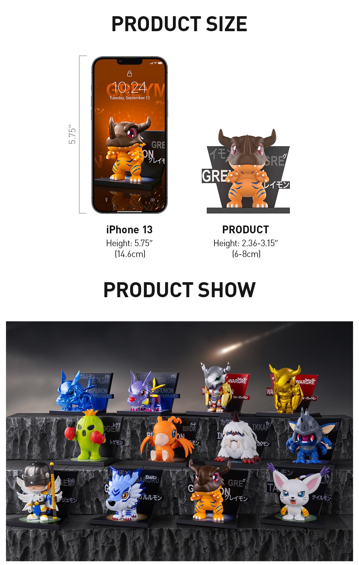 POP MART Digimon Adventure Fridge Magnet Series Figures