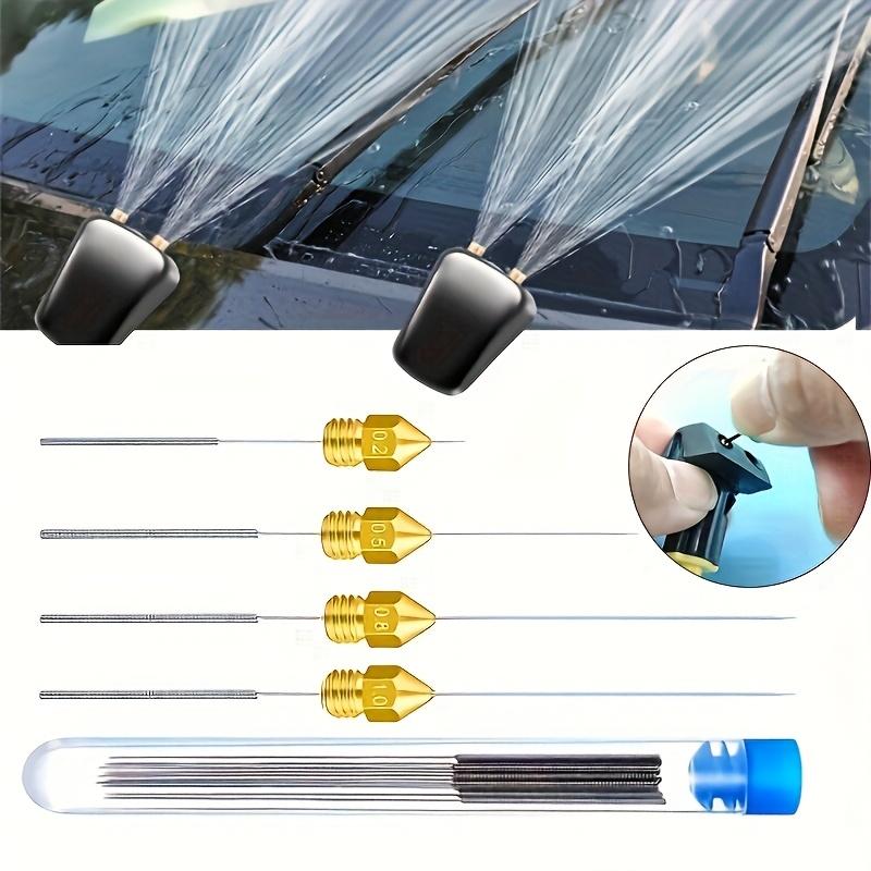 10pcs Cleaning Nozzle Tool Kit - Windshield Wiper, 3D Printer Head, Gas Stove Vent, Showerhead Needle Tube Brush