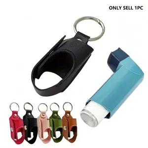 Portable Asthma Inhaler Case with Keychain, Ideal for Adult Travel and Work, Convenient Car Keychain Attachment, Easy Access Inhaler Storage