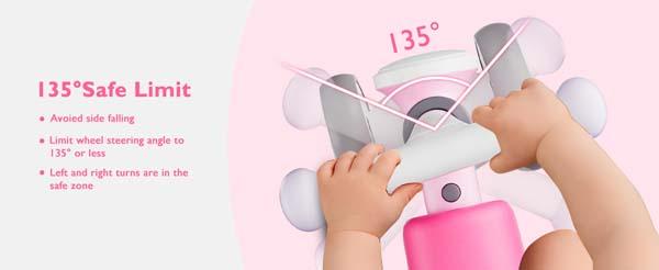 【Singing Bike】Colorful Lighting Baby Balance Bike for 1 Year Old Girls, Toddler Toys for 1 Year Old Girls Gifts, First Bike with Music and Soft Seat, 12-24 Month Toddler Balance Bike, First Birthday Gifts