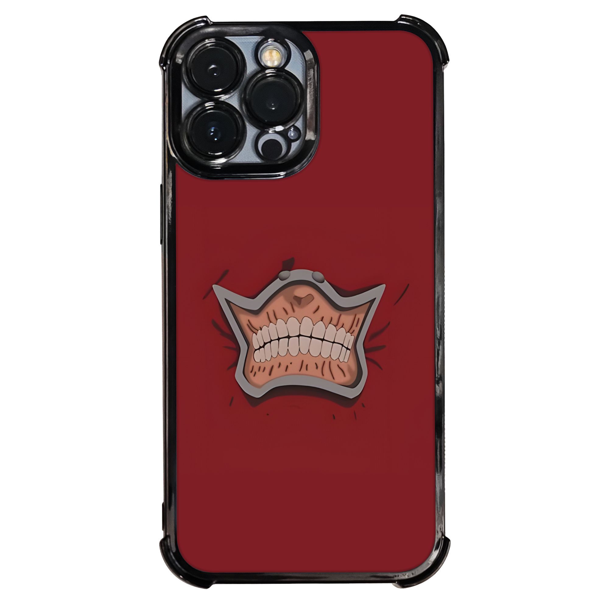 Phone Case - One Dorohedoro Shin Phone Case Featuring an Electroplating Process, Designed for Protection with Reinforced Cushioning And Collision Prevention, Compatible with Various Iphone Including 17, 16, 15, 14, And 13 Pro Max