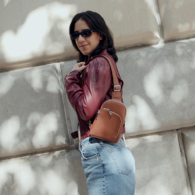 INICAT RFID Blocking Anti-Theft  Small Crossbody Sling Bags  Chest bag for Women and Men