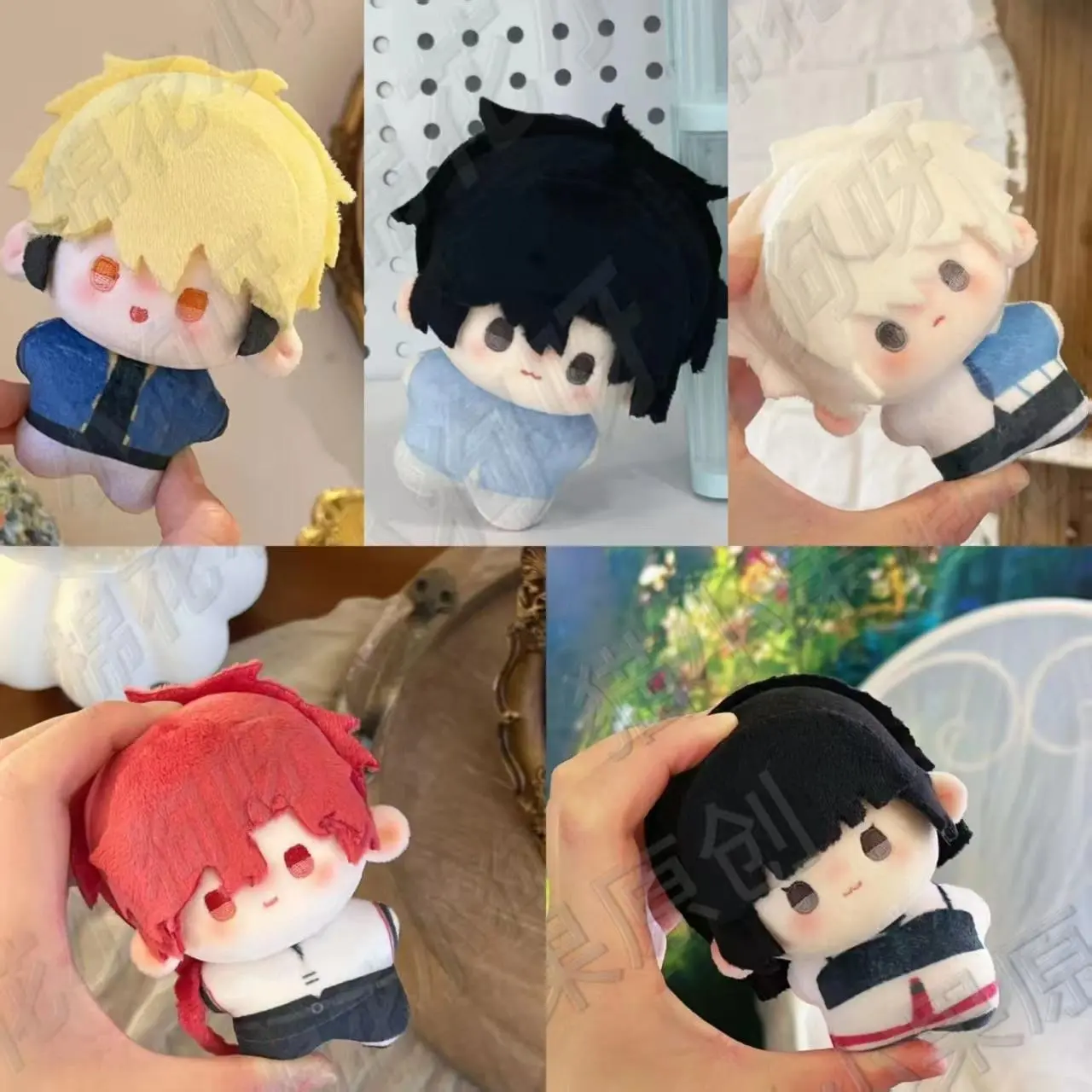 2026 hot item 10 CM New Link Click Lucas Charles Vein Cosplay Anime Plush Stuffed Body Backpack Ornaments Pendant Christmas Gifts a Set Gift Popular toys