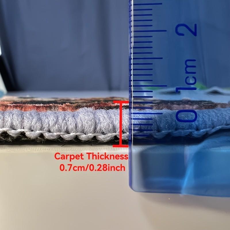 1pc Circular Rug 3ft Watermelon Pattern, Non-Slip Velvet Mat, 850g/m², Living Room/bathroom/bedroom/camping/picnic/yoga, Indoor Outdoor Use, Artistic Design