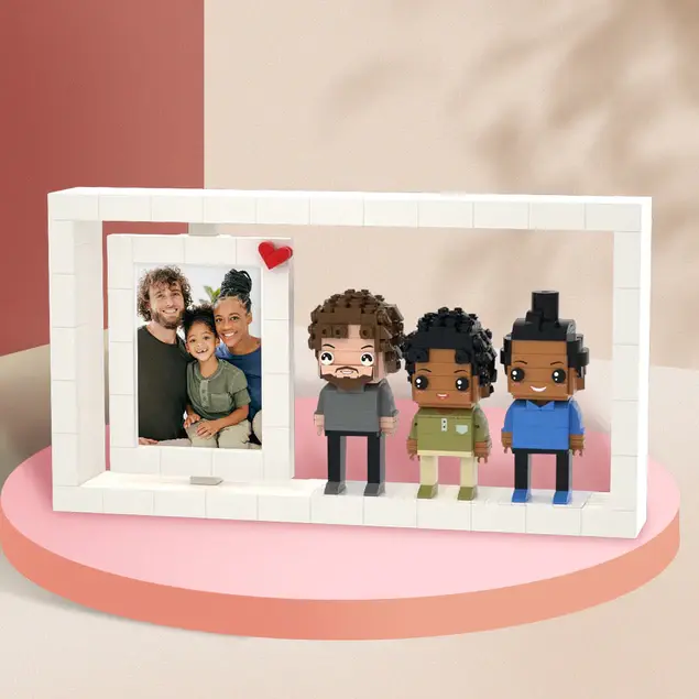 Product Introduction of Mother's day gift Customizable Mini Brick Figure with Key Chain Set – Personalized Gift for Any Occasion Based on Your Photo 23