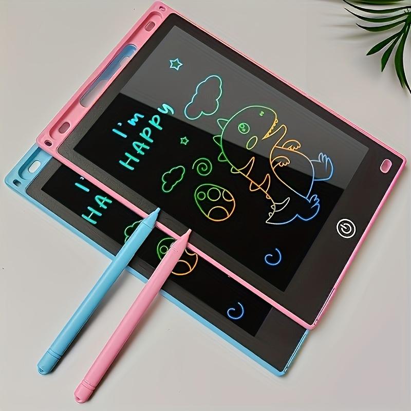 8.5inch Colorful LCD Doodle Board--erasable writing board, drawing board, educational art toy suitable teenagers, an excellent Easter, Christmas, and birthdays--available in light blue, pink, red, blue, black, and green