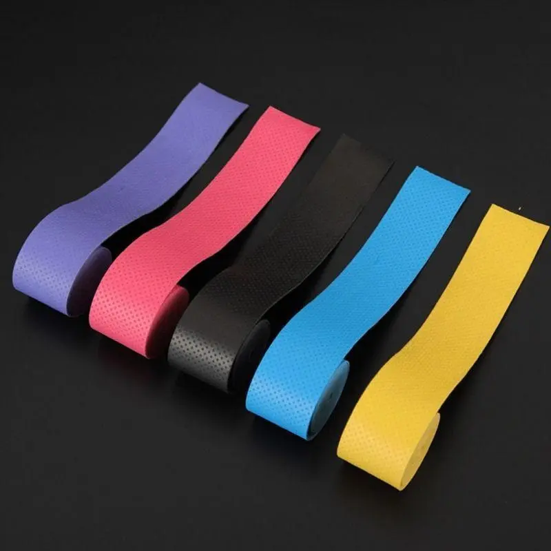 5pcs Random Color Badminton Grip Tape, Anti-Slip Sweat Absorbent Wrap, Universal Handle for Tennis/ping Pong/fishing Rods
