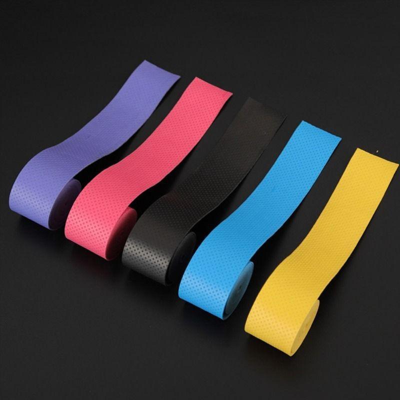 5pcs Random Color Badminton Grip Tape, Anti-Slip Sweat Absorbent Wrap, Universal Handle for Tennis/ping Pong/fishing Rods