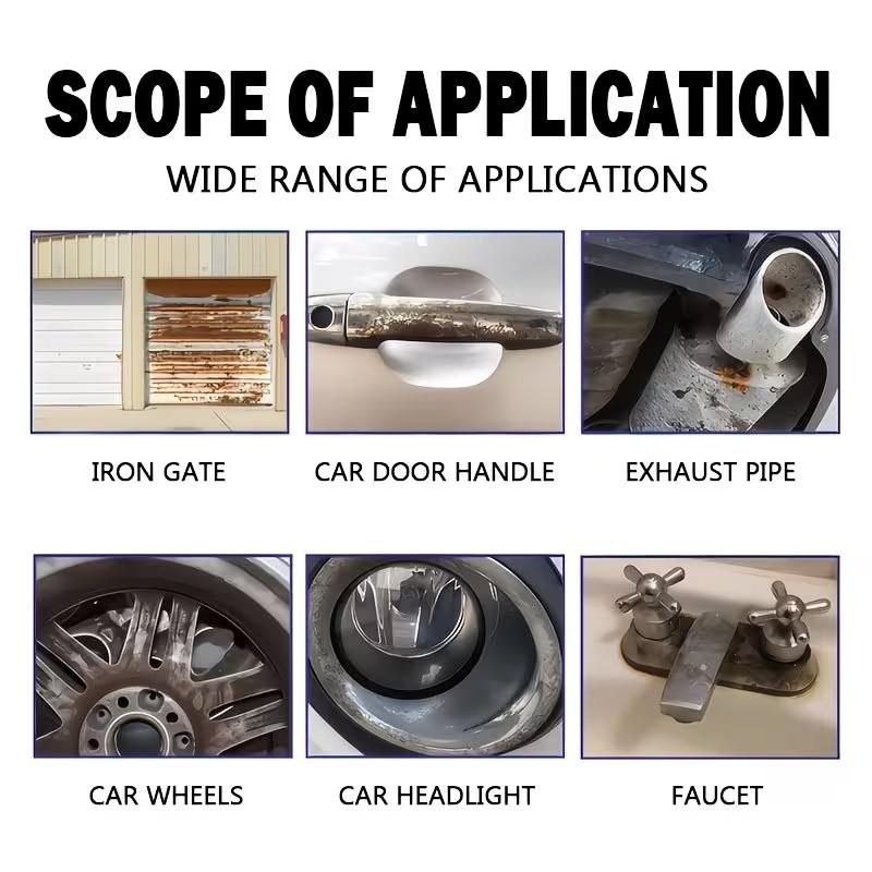 Metal Polish Kit for Renovating Old Pots, Universal Metal Polish Agent, Quick Effective Chrome Stainless Painted Metal Gloss Restorer, Sponge Included