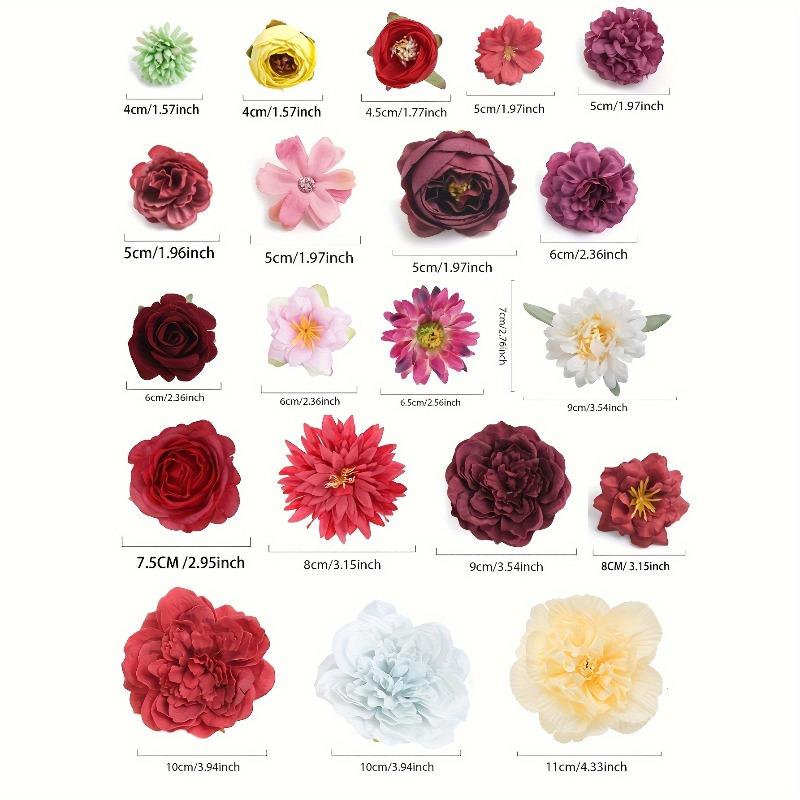 21pcs Combination Set Silk Flower Head