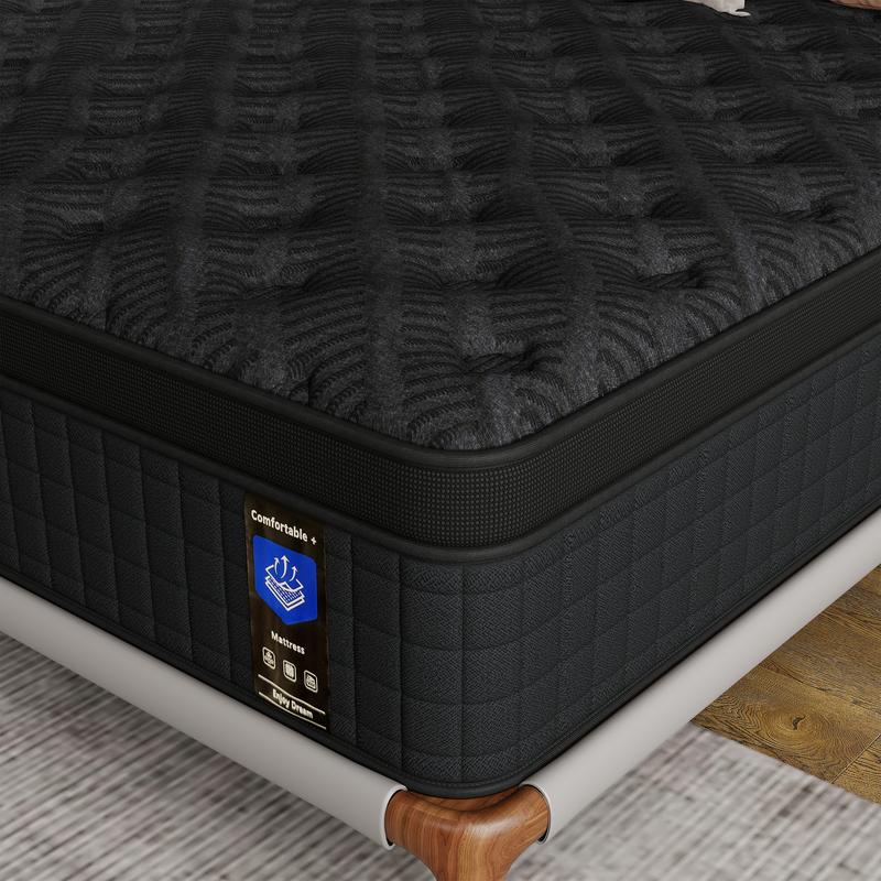 Hybrid Mattress in a Box,12/14 Inch, Twin / Full / Queen / King SizesCooling Memory Foam & Pocket Springs, MediuFirm, Pressure Relief, CertiPUR-US & OEKO-TEXCertified colcho  para  cama queen size mattress jelly bed mattress colchones para cama