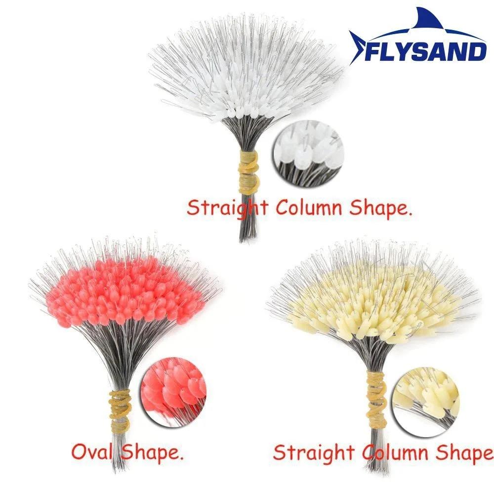 Upgraded Tangle-Free Silicone Fishing Float Stops Set, Multi-Size Multi-Color Bobber Accessories. Professional Slip Shot Rig Gear, Freshwater Saltwater Universal Float Pegs for All Rigs.