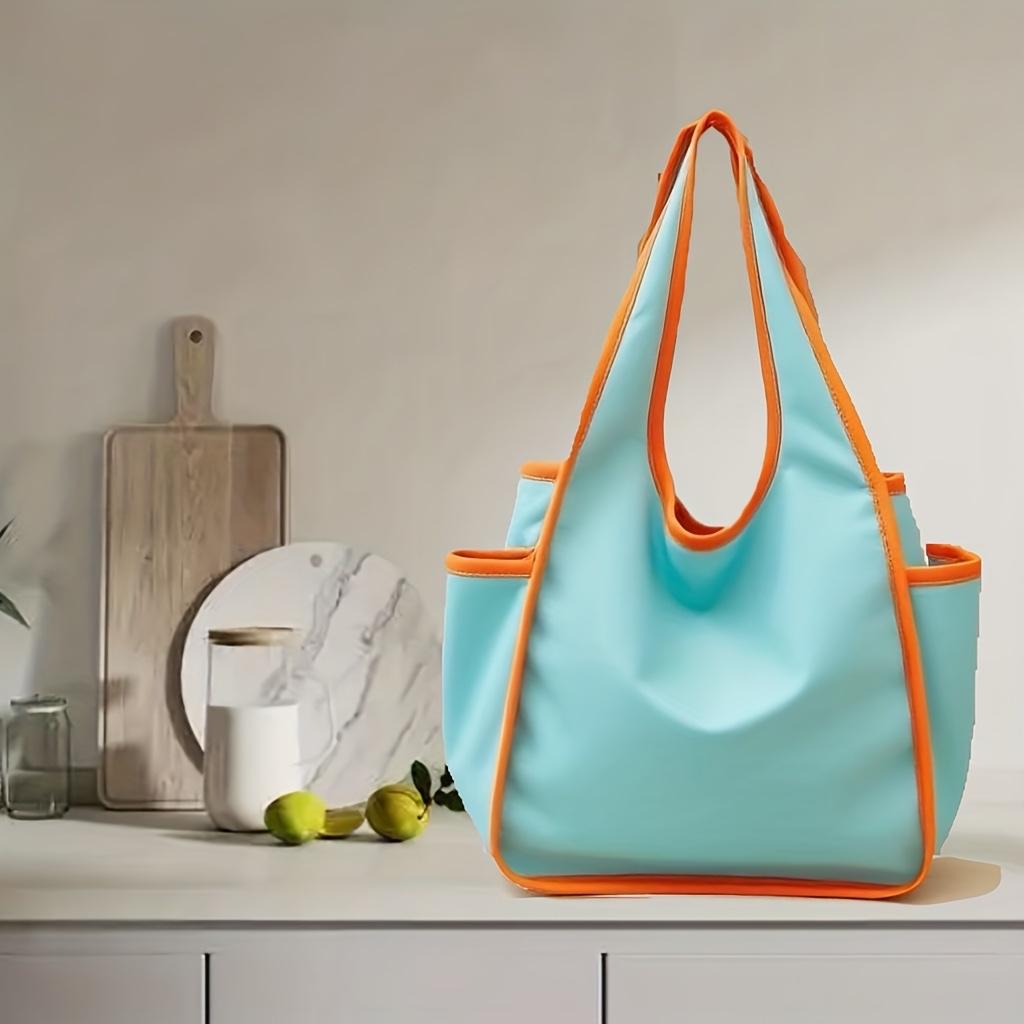 Foldable Shopping Tote Bag, Portable and Simple Multi-Color Large-Size Eco Bag, Grocery Shopping Bag, Special Bag, High-Capacity Bag