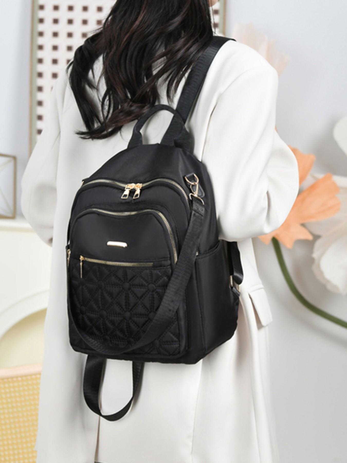Oxford Cloth Backpack New Fashion Versatile Women's Bag Lightweight Travel Large Capacity Bookbag Office Use Travel Backpacks