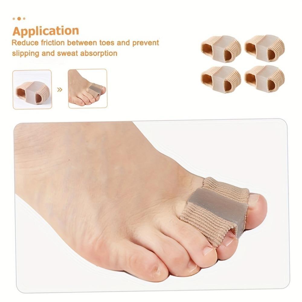 2pcs Toe Separators, Foot Toe Fixator, Toe Separator, Foot Care Tool, Comfortable Fit, Ideal for Daily Use, Easy Application