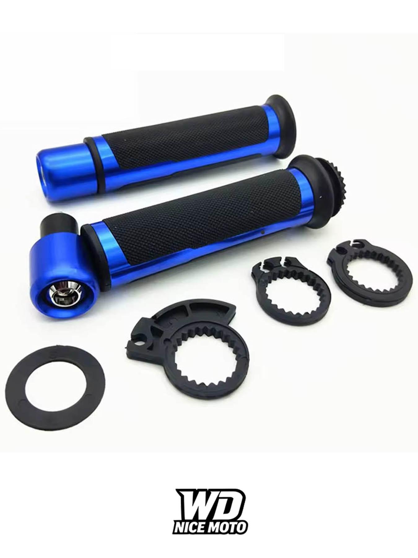 Wd Nice Moto Universal 7/8" 22mm Motorcycle Modification Parts, Fatbike Grip Cuffs, Cnc Handlebar for Kawasaki, Honda, Yamaha, Suzuki, Ducati