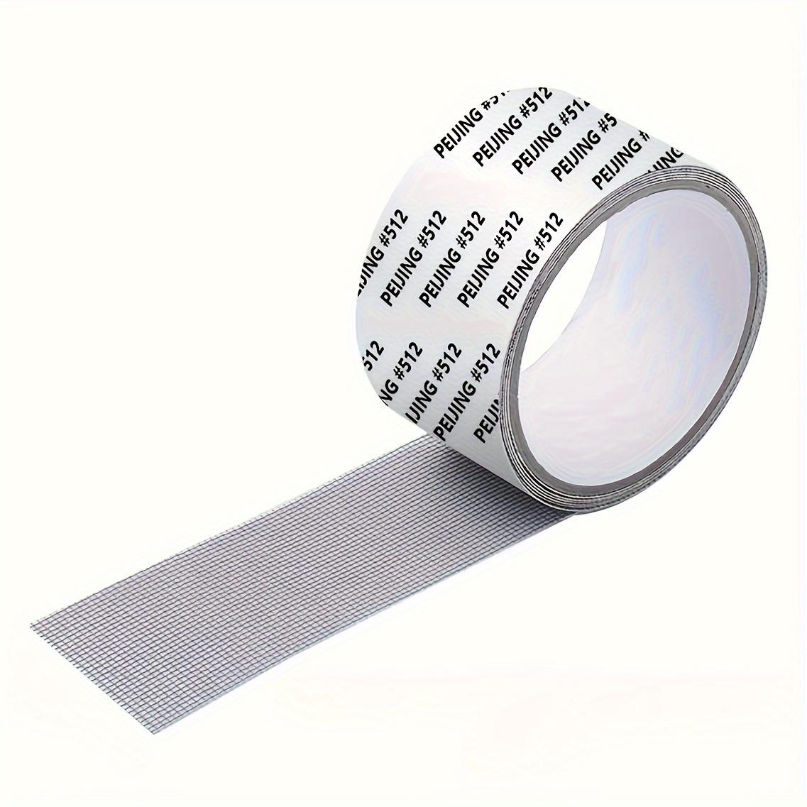 Window Mesh Repair Tape, Self-Adhesive Net Tape, Insect and Mosquito Proof, Strong Adhesive Patch for Damaged Holes, Hole Covering Mesh Repair