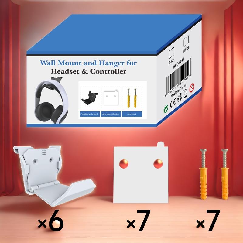 Multifunctional Game Controller Holder, Desktop Storage Rack for Game Controller & Headphone, Universal Game Controller Storage Rack for PS5/Xbox/Switch Pro