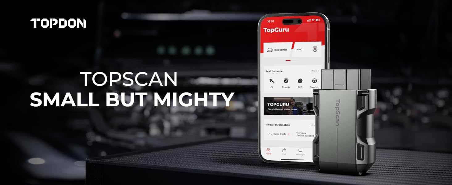 TOPDON TOPScan OBD2 Car Code Reader Bluetooth Scanner Automotive Dignostic Tool Full System ABS SRS TOPDON TOPScan OBD2 Car Code Reader Bluetooth Scanner Automotive Dignostic Tool Full System ABS SRS