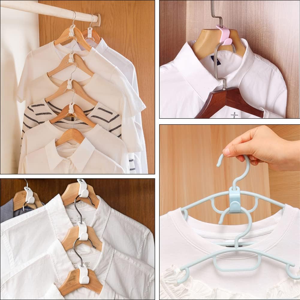 Clothes Hanger Connector Hooks, Plastic Hooks Cascading Hanger Hooks Hanger Extender Clips for Heavy Duty Hangers Space Saving and Clothes Closet Wardrobe Organizer - Blend Color wood drying tools Hanging Wooden Clothes Hanger Connector Hooks, Plastic Hooks Cascading Hanger Hooks Hanger Extender Clips for Heavy Duty Hangers Space Saving and Clothes Closet Wardrobe Organizer - Blend Color wood drying tools Hanging Wooden