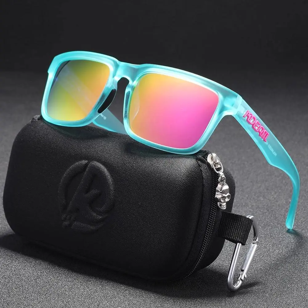 KDEAM Original Brand Design Polarized Sunglasses For Men High Quality Square Sun Glasses Fashion Women Shades 30 Colors Choices