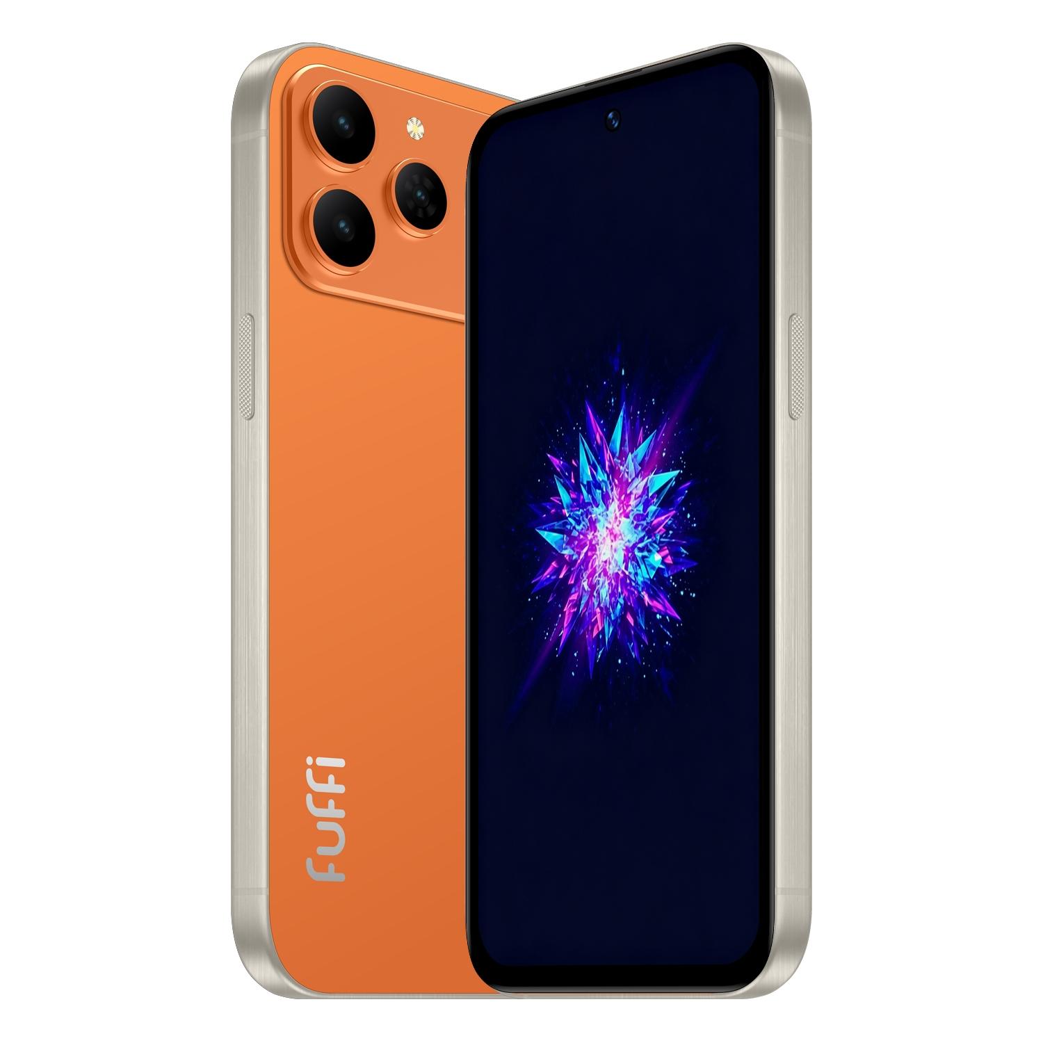 FUFFi-M17 Pro Fashion Smartphone, 6.61-Inch Large Screen, 4G Network, 5MP + 16MP High-Definition Camera, Quad Core Android 10.0, 3GB RAM+64GB ROM, 3500mAh Battery, Dual SIM Dual Standby, Cellphone with Metal Frame