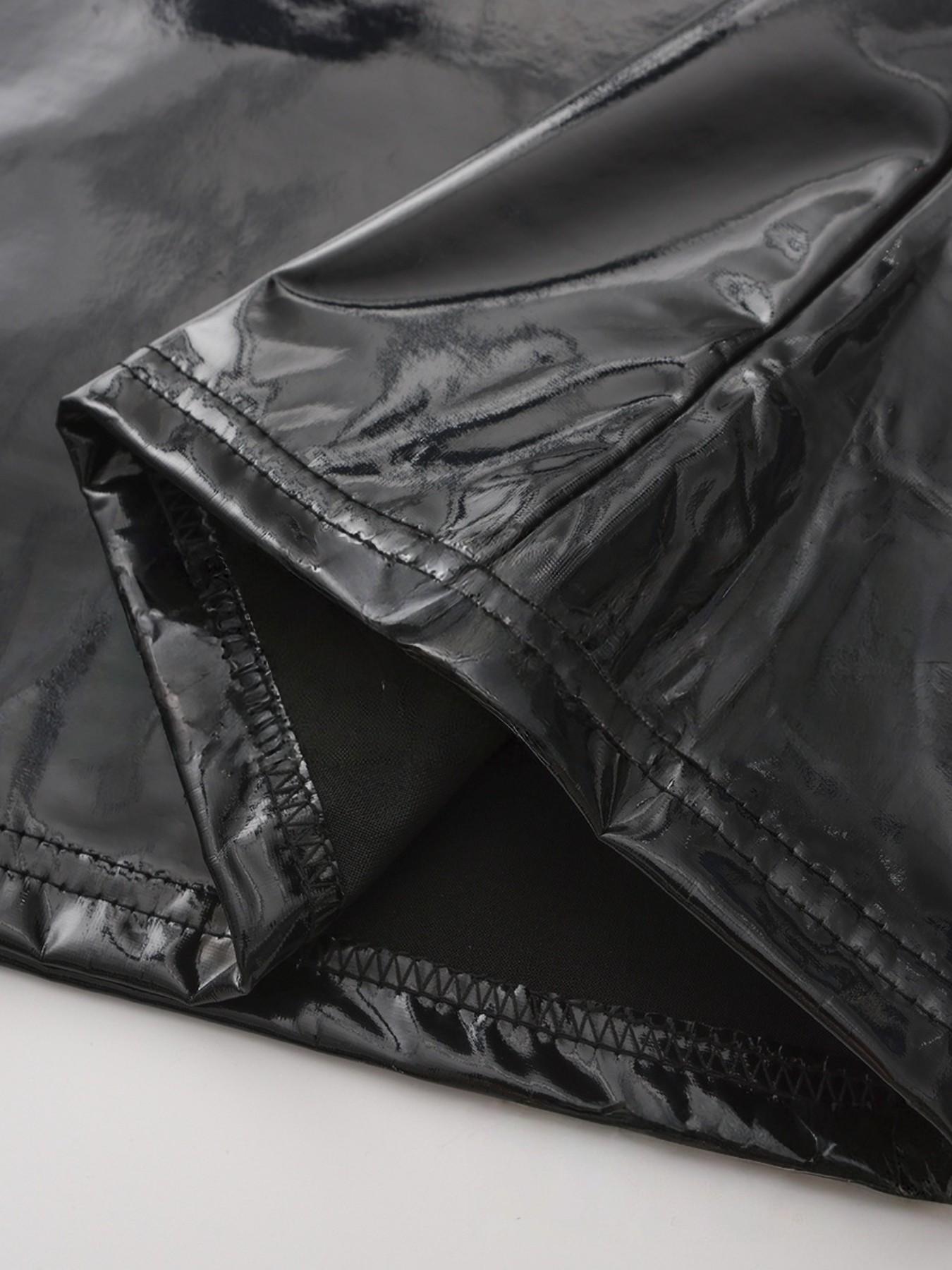 Men's V-Neck Short Sleeve T-Shirt, European and American Style, Stage and Bar Performance Wear, Casual Hoodie Jumper