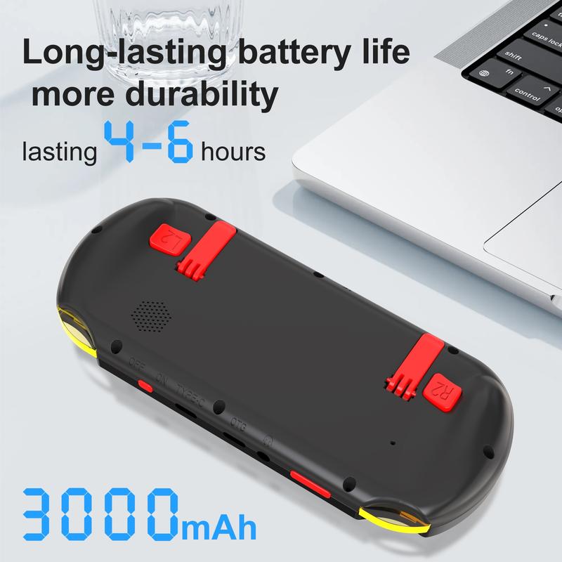 GAMINJA 4.5 Inch HD Screen Handheld Game Console, Digital Console, Portable Retro Arcade Game Console with 12000+ Games, Gaming Console for Adults, Gaming Stuff, Game Peripherals,Boys & Men gifts