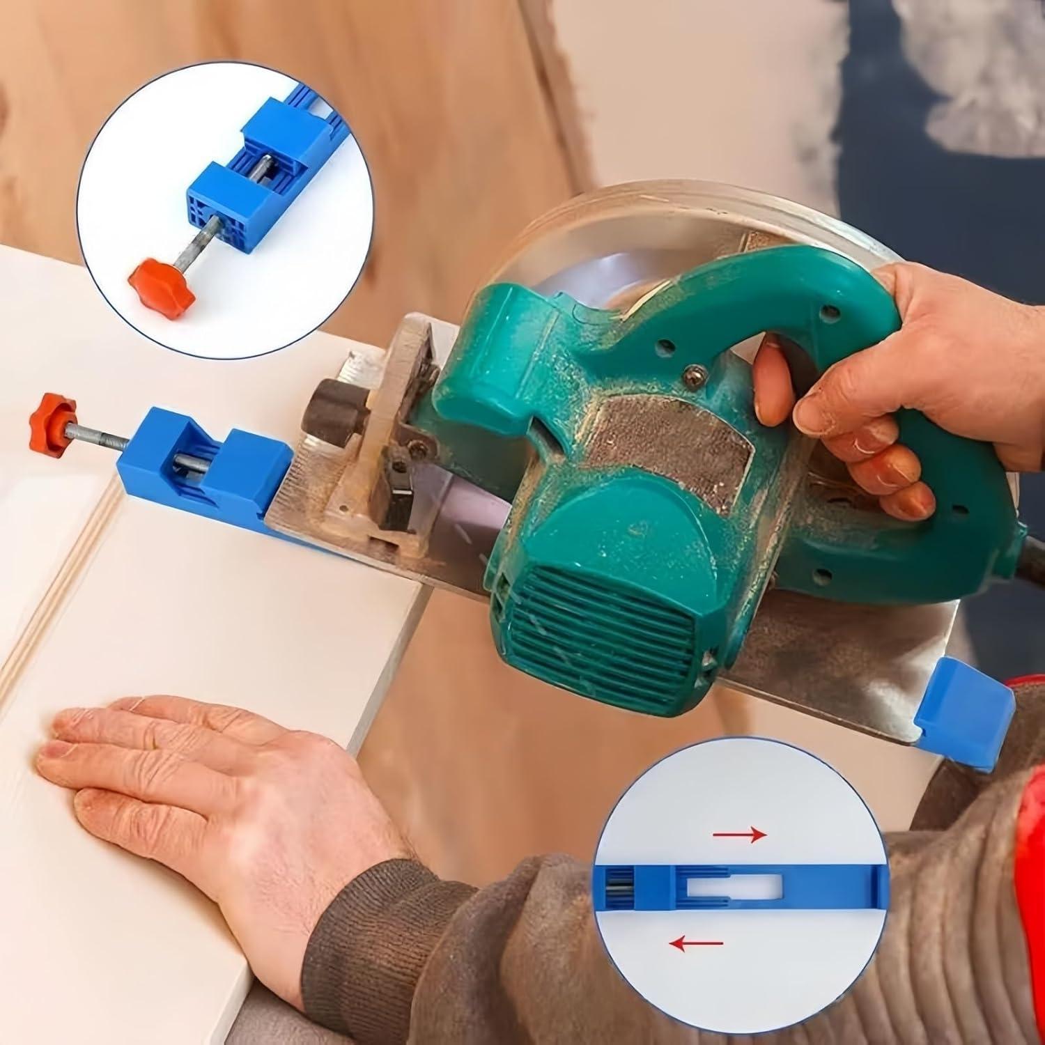 Adjustable Circular Saw Guide Rail, Precision Cutting Machine Base Track, Ideal for Wood Shingles, Durable Versatile Construction Tools