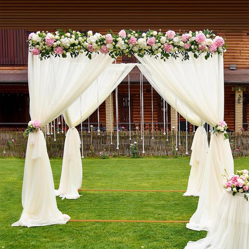 6.6FTx6.6FT Gold Wedding Arch Backdrop Stand Square Metal Rectangular Arch Frame for Ceremony Party Birthday Bridal Baby Shower Anniversary Arbor Balloon Decoration