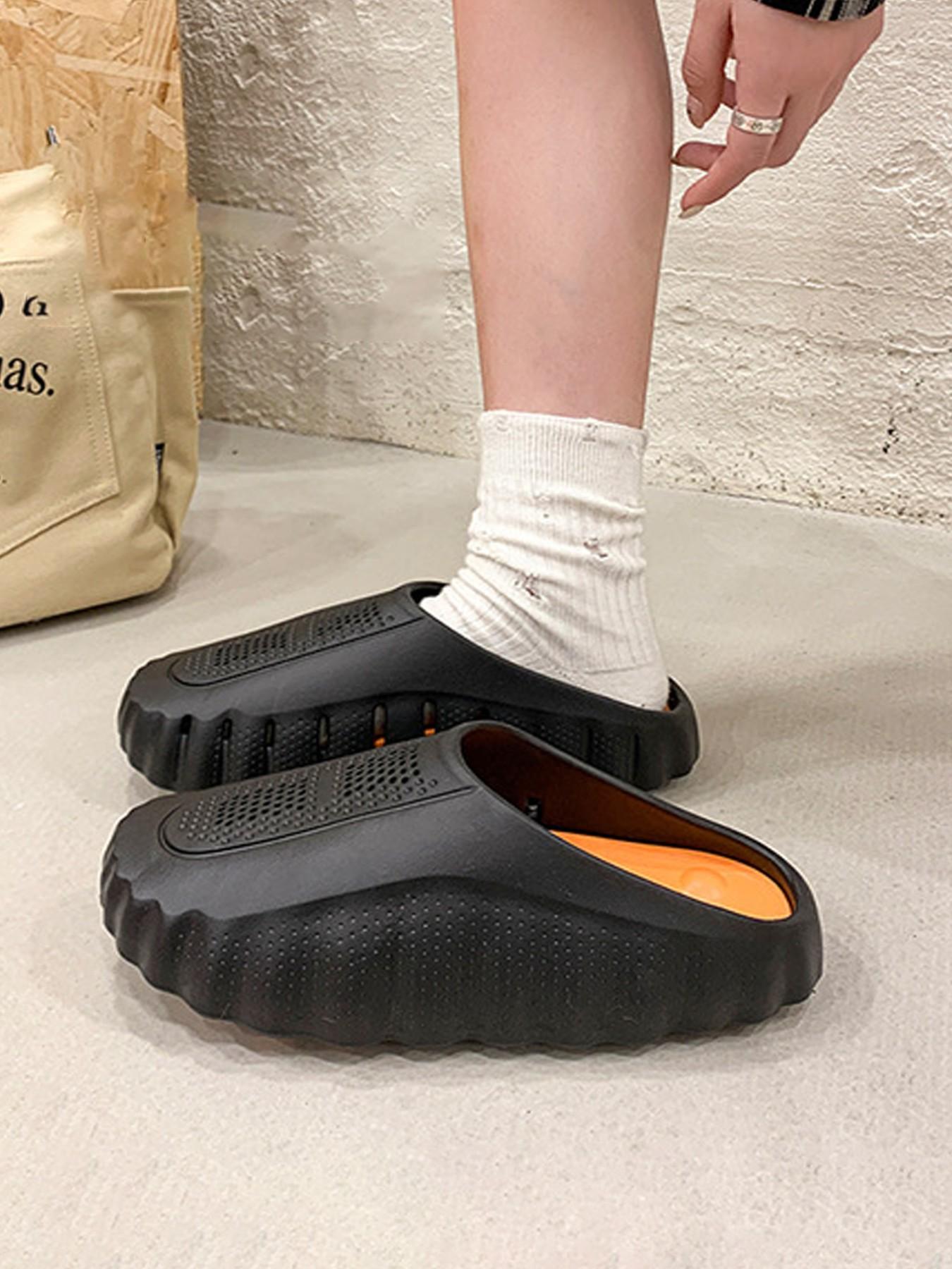 Women's Outdoor Acupressure Massage Slippers, Lightweight EVA Beach Slippers, Comfortable Non-Slip Design Soft Slippers, Suitable for Indoor and Outdoor Use, Men's Slippers, Indoor Outdoor Footwear