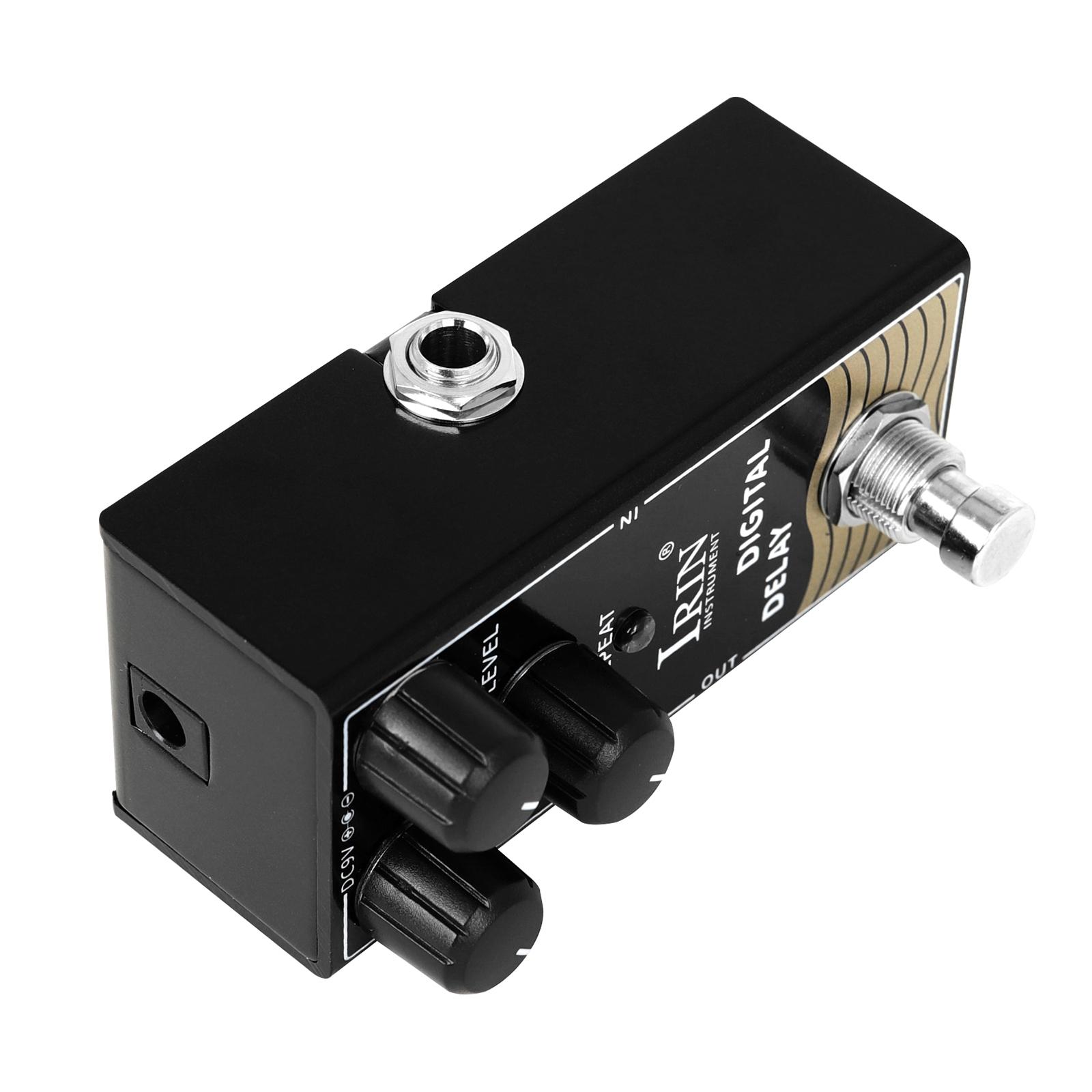 Irin Digital Delay Effect Pedal, Single Block Guitar Effects Processor, High-Quality Sound Enhancement, Ideal for Musicians & Bands