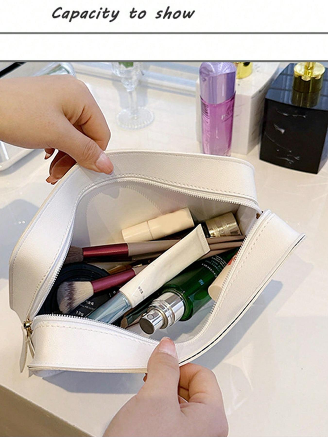 Transparent Mini Makeup Bag, Wallet Style, Waterproof Zipper Pouch, Travel Essential, Student Daily Use, Perfect Gift for Friends, Makeup Organizer Pouch