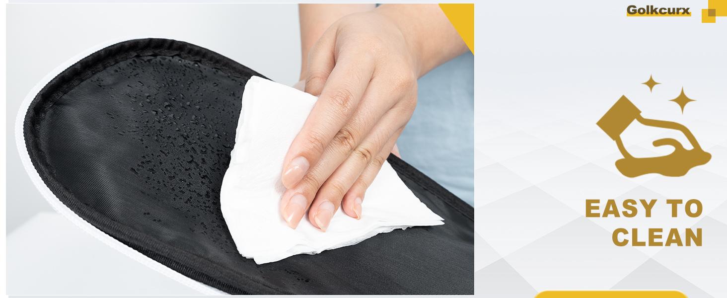 Golf Shoe Bag for Travel Zippered Sport Shoe Carrier Bags with Side Accessory Pockets for Socks, Tees, Golf Balls