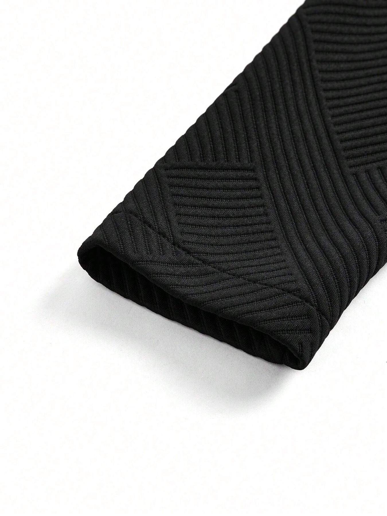 Women's Textured Fabric Collar Zipper Casual Jacket Stylish Ladies Outerwear for Daily Wear, Comfortable and Trendy Design, Casual Fashionable Outerwear