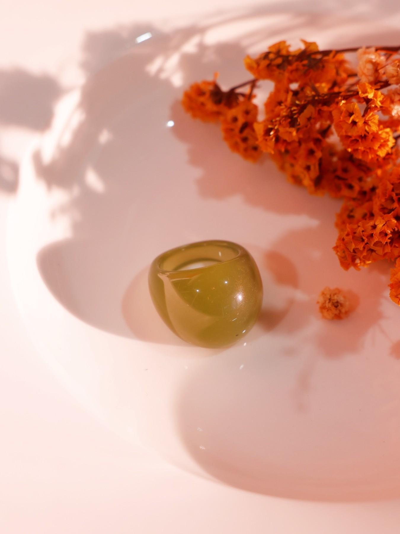 Women's Boho Resin Ring Set, Adjustable Stackable Rings, Geometric Design, Perfect Gift for Mother's Day & Graduation Season