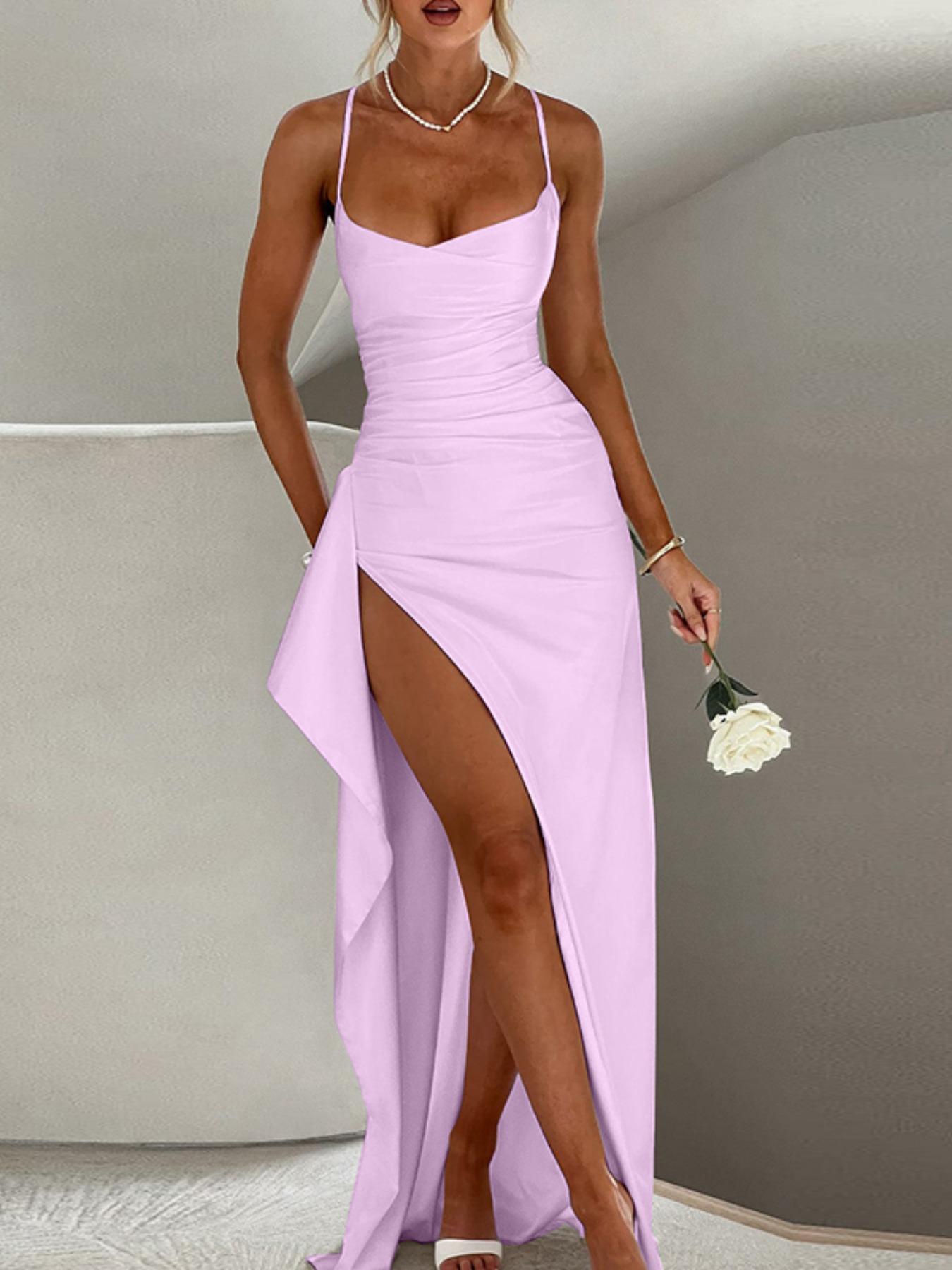 Viral TikTok Bodycon Dress! Women's Lace-Up Backless Slip Dress |  Sleeveless Club Dress, Elegant Evening Gown for Party & Holiday - TikTok  Shop