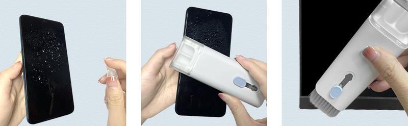 7-in-1 Electronic Cleaner Kit-Comprehensive Cleaning Solution for Keyboards,AirPods,Earphones,Laptop,Mobile phone,and PC Monitor Camera Smartphone 7-in-1 Electronic Cleaner Kit-Comprehensive Cleaning Solution for Keyboards,AirPods,Earphones,Laptop,Mobile phone,and PC Monitor Camera Smartphone