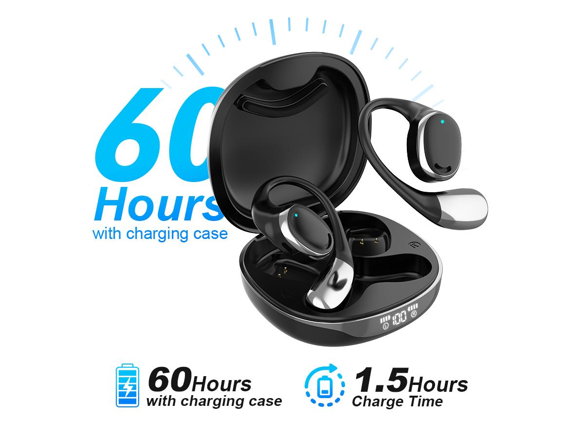 Headphones with Smart Technology, Entertainment Features, Gaming Mode Function, Audio Enhancement Feature, Dynamic Sound Quality, Long-lasting Playback Battery and Cushioned Fit