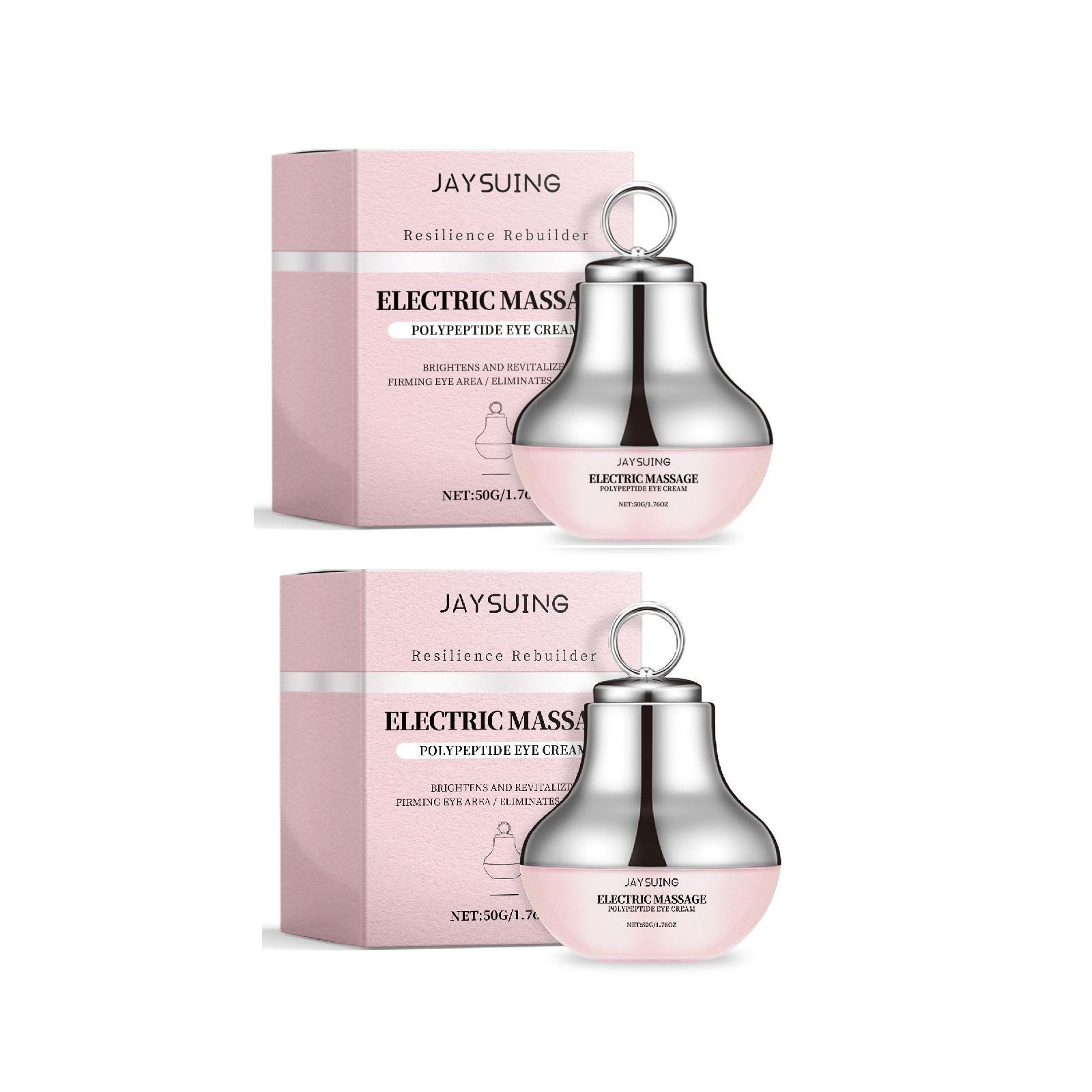 Electric Eye Massage Essence Cream Balm Moisturizer for Dark Circles, Reduces Fine Lines, Caffeine Infused Hydrating Moisturizing Eye Care for Firmness and Hydration