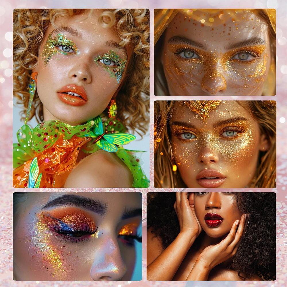 Single Pack Diaoni Magic Party Glitter Stick, Long-Lasting Shimmer, Easy Application, Halloween Christmas Party Essential, 5g Dan4734-01