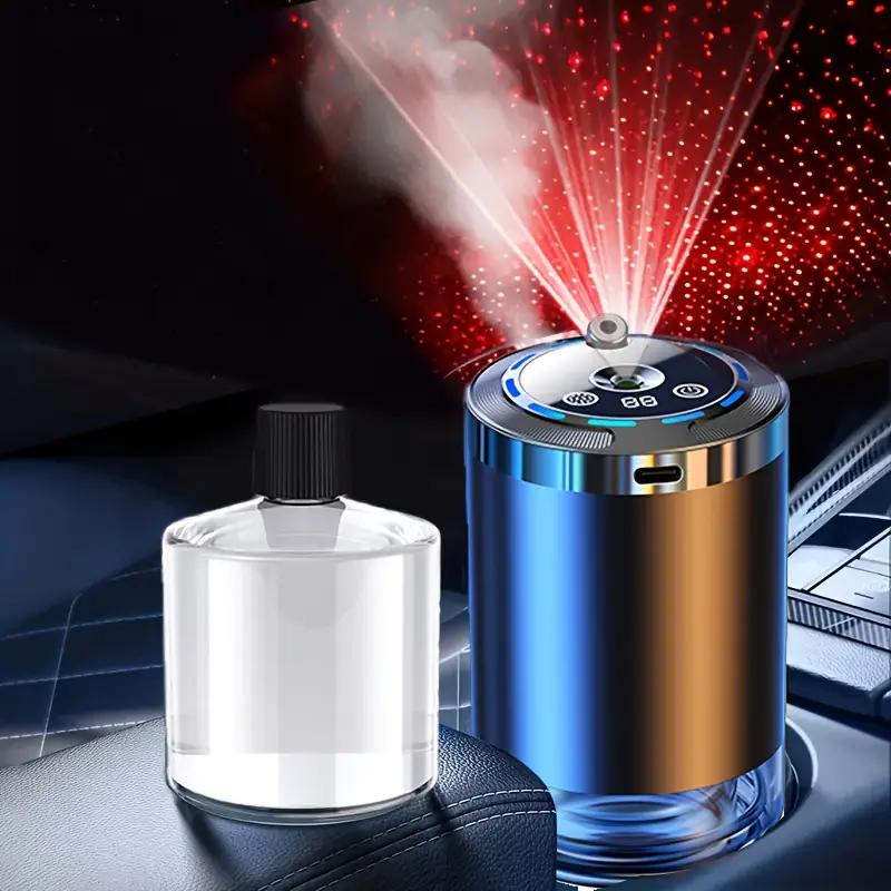 Smart car air freshener, car aroma diffuser with starry sky projection, adjustable aroma intensity 5 levels, a variety of fragrances, stylish design, perfect car gifts Smart car air freshener, car aroma diffuser with starry sky projection, adjustable aroma intensity 5 levels, a variety of fragrances, stylish design, perfect car gifts